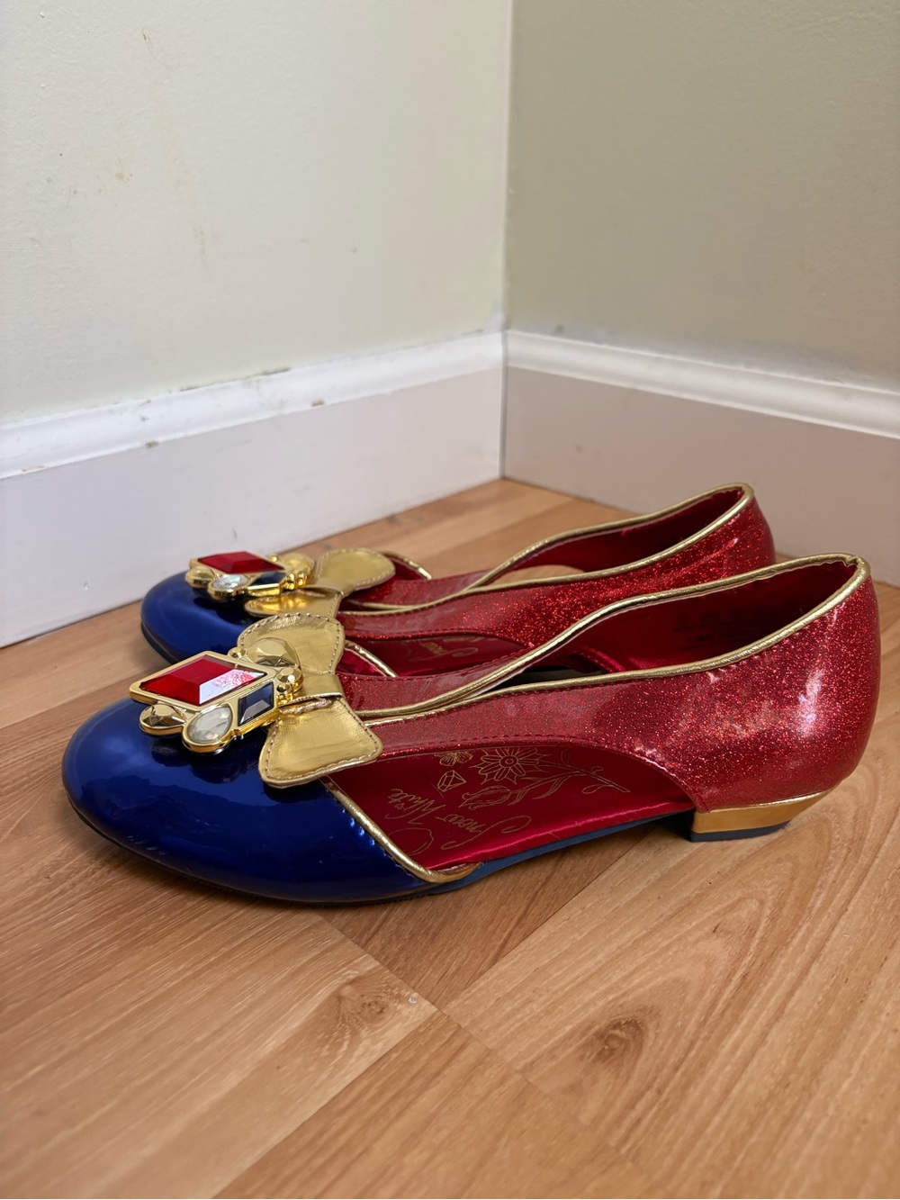 Disney Snow White Blue and Red Jewel-Embellished Flats - Picture 3 of 9